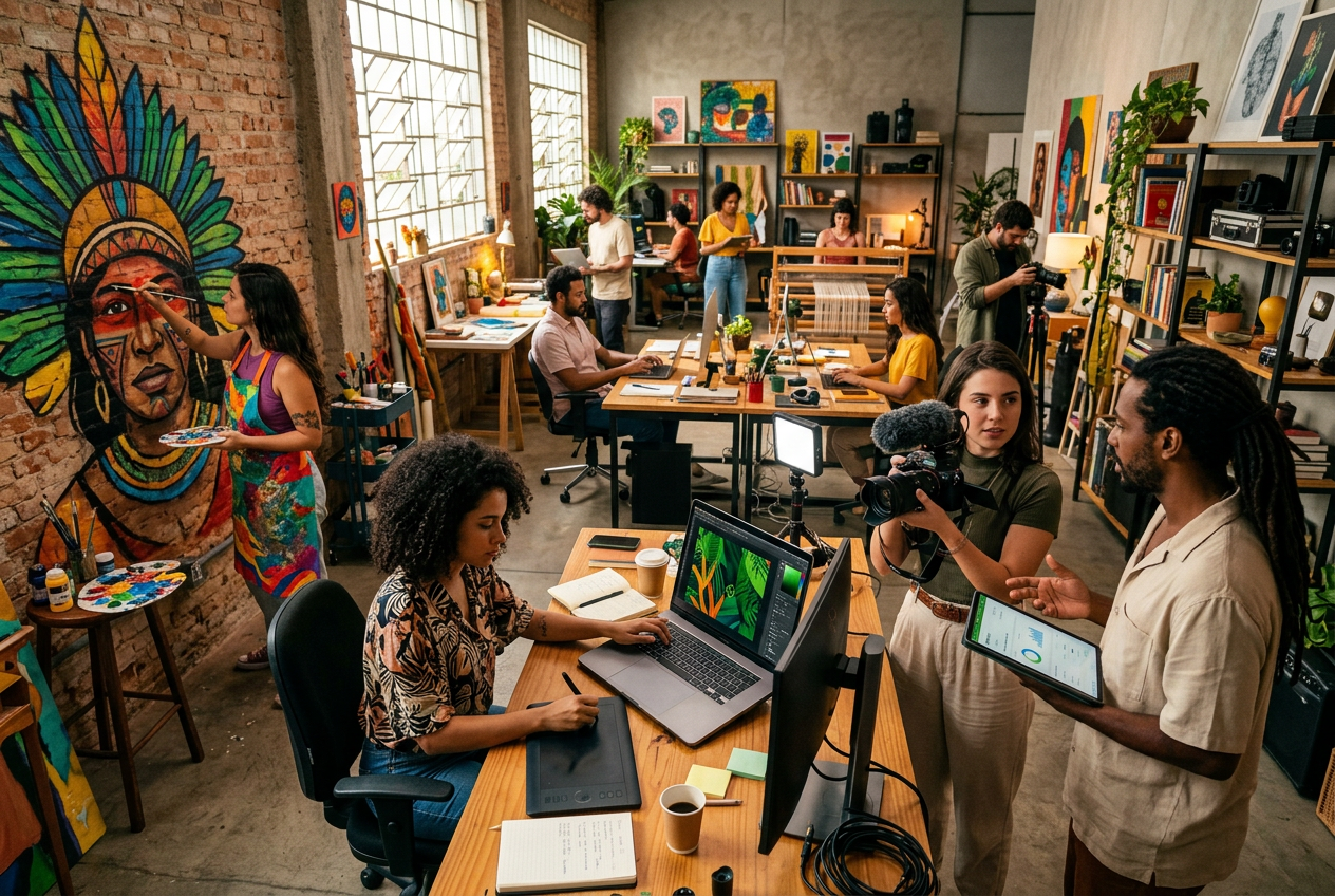 Economia Criativa Está Movimentando Novos Setores no Brasil