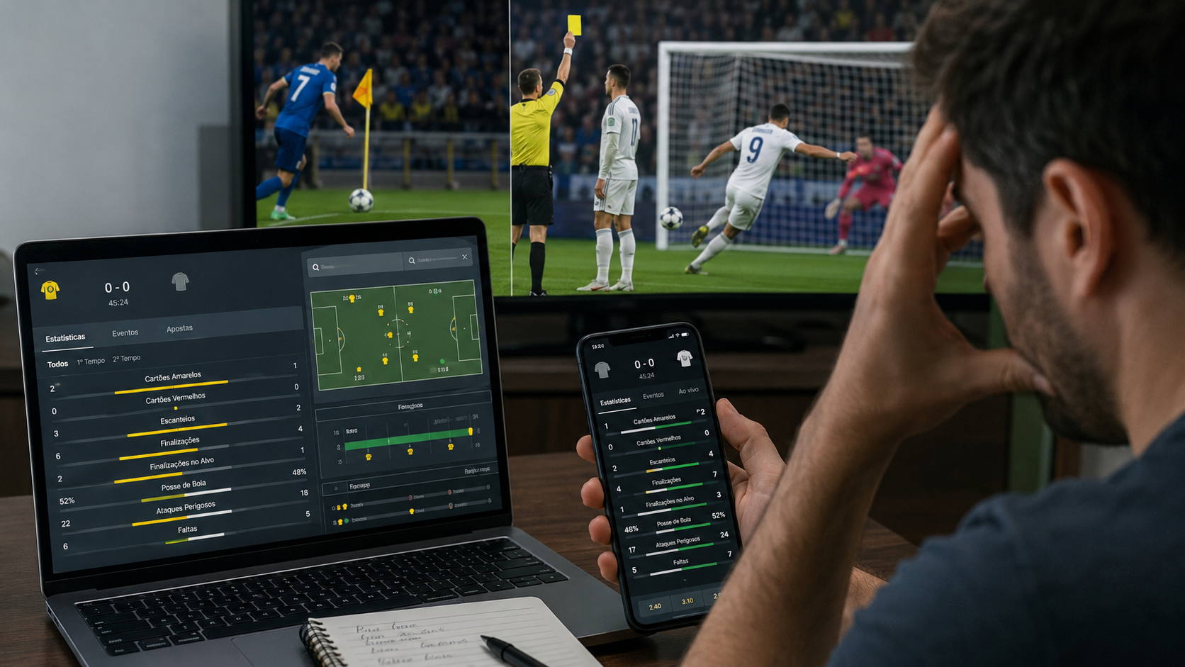 Odds ao vivo futebol